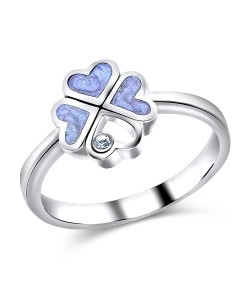Lucky Clover Silver Rings NSR-2158